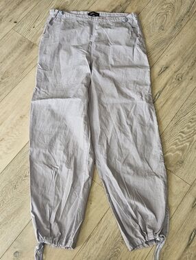 Aéropostale Baggy Parachute Pants Light Purple/Gray Women's Small